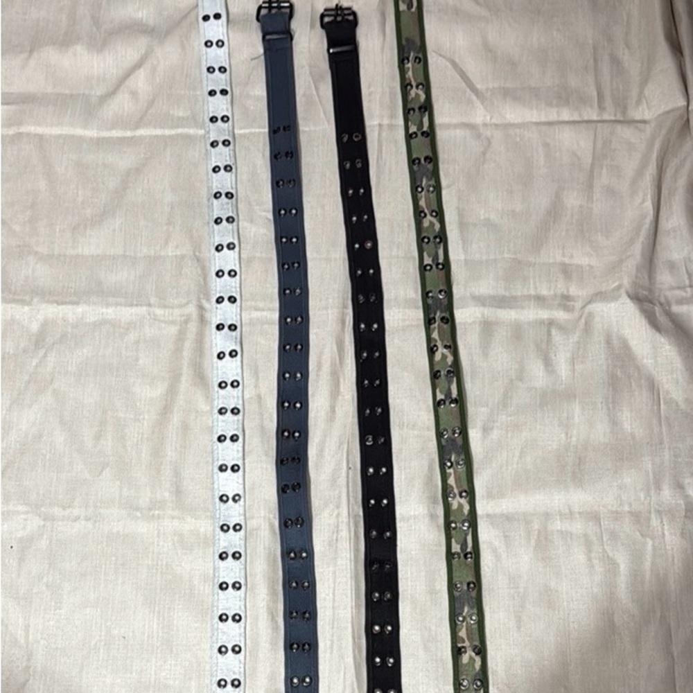 Men's Multi-Color Belt Set